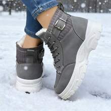 Women's Thick-Soled High-Top Plus Velvet Warm Winter Snow Boots