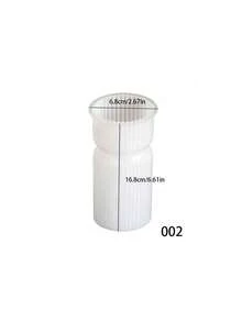 1 件装水晶环氧几何圆柱垂直条纹蜡烛装饰 DIY 香薰树脂蜡烛硅胶模具