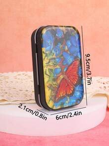 1 Piece Of SMT Tinplate Storage Box, Tobacco Box, Multifunctional Desktop Storage Box