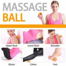 Massage Ball, Ball Point Therapy, Deep Tissue, Myofascial Release, Sore Muscle Relief Massager Neck, Shoulder, Back, Foot Or Muscle Tension U2013 Orange