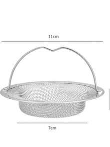 1 Pack Premium Stainless Steel Sink Strainer - Rust-Proof, Easy To Clean, Durable Kitchen And Bathroom Drain Hair Ball Stopper, Kitchen Sink Strainer For Vegetables And Debris
