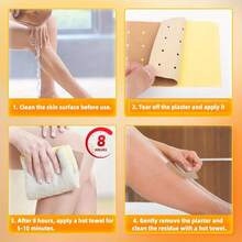 10/50/100片装天然虎皮贴，虎皮加热贴，传统中草药加热贴，持久有效，适用于背部、膝盖、颈部、肩部、肌肉等部位