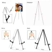 Wedding Easel Stand, Instant Floor Poster Lightweight Collapsible And Portable With Tripod Base Birthday Wedding Outdoor Decoration, Welcome Board Stand For Weddings And Posters, Portable Durable Adjustable Display Easel For Photo Displays
