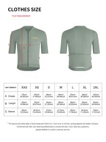 HISERWA Men's Cycling Shirt - Professional MTB Bike Jersey With Fit, Quick-Dry Fabric, Lightweight Tight-Cut Design, Olive Green - For Road, Mountain, Triathlon - Adult Cycling Apparel, Cycling Jersey, Sports Compression, Mountain Biking, Sporty Look, Durable Stitching - Green - View 3