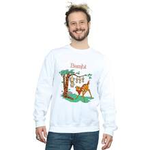 Disney Mens Bambi Tilted Up Sweatshirt (White) - White - View 1