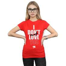 Disney Womens/Ladies High School Musical The Musical Not Love You Cotton TShirt (Red) - Red - View 3