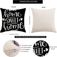 EstiloFundas De Almohada 18X18 Pulgadas, Fundas De Almohada Cuadradas 4 Piezas Bohemian Modern Farmhouse Neutral Decorative Pillow Covers Linen Cushion Covers For Sofa, Bed, Home DecorVersióN Mejorada - Gris Verdoso - Ver 12