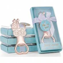 Pack Baby Shower Favors For Boy Baby Shower Party Favors For Guest Bottle Openers Baby Shower Favors Gifts For Baby Party Decoration Souvenirs Baby CarriageBlue10 - 藍色嬰兒車 - 查看 1