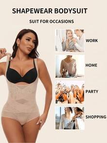 Combinaison moulante amincissante pour femmes, gaine de maintien, contrôle du ventre, corset à buste ouvert, ceinture de maintien, body minceur, décoration de chambre, décoration d'Halloween, Halloween, décoration d'automne, décorations de Noël et d'Halloween