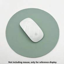1/2pc Round Mouse Pad, Ultra-Thin Waterproof PVC Leather Mouse Pad, Stitched Edge Design, Suitable For Computer, Laptop, All Kinds Of Mice, Office/Home Use (22x22cm, 8.66"X8.66") - Multicolor - View 28