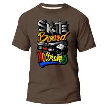 CAMISETA STREETWEAR SKEITISTA RADICAL CAMISA MASCULINA 100%ALGODAO UNISSEX - Preto - Visão 8