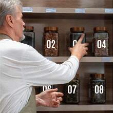 9pcs 1-Inch Vinyl Waterproof Digit Stickers, Self-Adhesive Digital Number Stickers For Scrapbooking