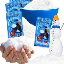DIY Artificial Snow Powder, Christmas Fake Snow For Window Display, Prop Decoration, Polyacrylic Sodium Simulated Snow - Multicolor - View 3