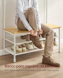 Percheros - Roble + Blanco - Ver 3