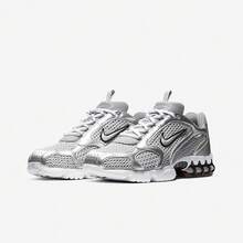 NIKE AIR ZOOM SPIRIDON CAGE 2 Men's Shoes Silver Y2K Retro Running Shoes CJ1288-001