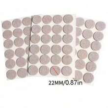 72-Piece Furniture Felt Pad Set - Non-Slip Chair Leg Pads To Protect Hardwood Floors, Metal Finish Furniture And Floor Protector Pads - Neutral Beige Multiple Sizes - Multicolor - View 7