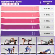 Pilates Essentials Kit Women, 2025 New Better Me Pilates Kit, 13 Piece Home Pilatess Equipment, Home PilatesKit Women Better Me, Hip Exercise Band Yoga Ball Long Resistance Bands - Rosa - Ver 4