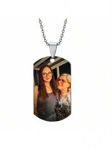 Customized Memorial Badge, Personalized Metal Keychain, Engraved Photo Necklace, Fashionable Pendant, Exquisite Customized Gift, Holiday Commemorative Items,Festive Calendar - Multicolor - View 55