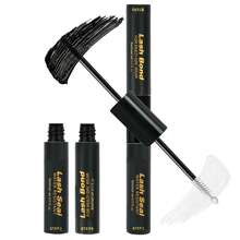 SRCKFIZ 10ml 2-In-1 DIY False Eyelash Glue & Sealant Pen, Waterproof, Quick Drying, Non-Irritating, Natural Finish, Strengthening - Black - View 11