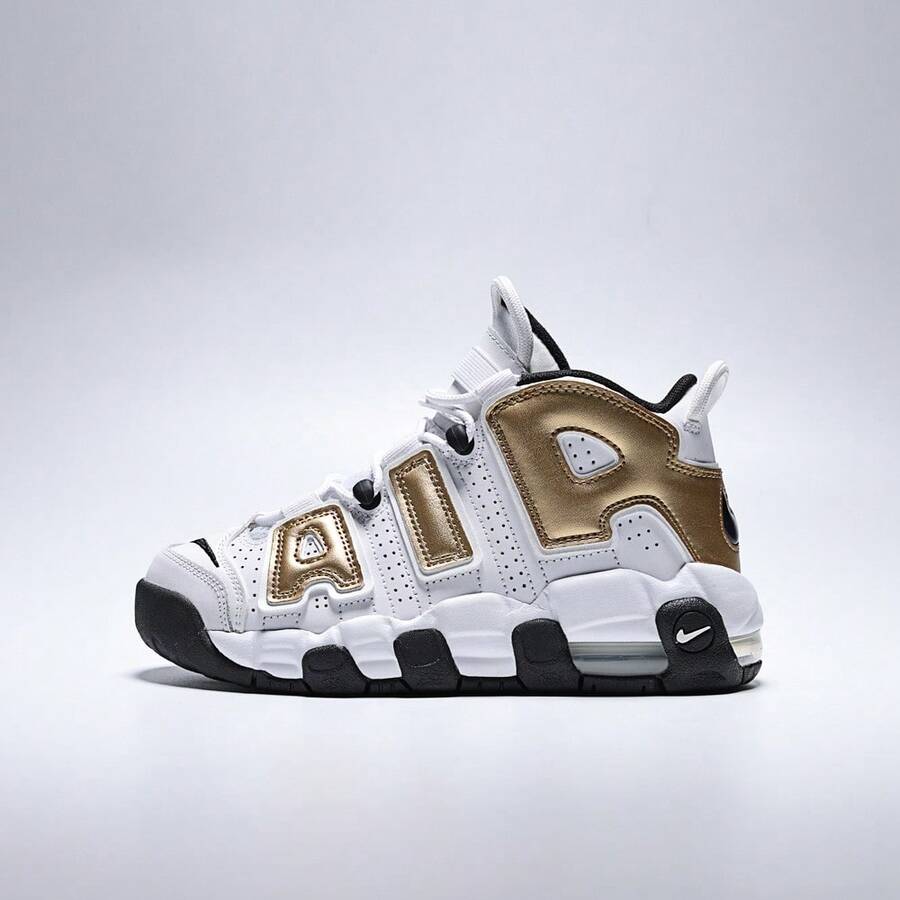 Nike Air More Uptempo (GS) 青少年运动鞋 IO7601-171 - 白色 - 查看 1