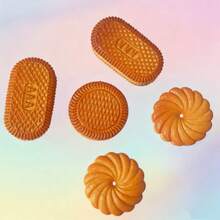 More Realistic Cookie Toys, Caramel Cookies, Chocolate Cookies, Simulated Sandwich Cookie Photography Props, Suitable For DIY Phone Cases, Keychains, Hair Clips, Cute Candy House Decorations, Party Favors, Candy House Toys - Multicolor - View 4