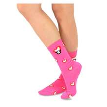 Women's Valentine's Day Crew Socks - 3 Pair Pack - Love Heart Cotton Socks For Women - Comfortable Casual & Dress Socks - Gift Idea - 如圖718 - 查看 4