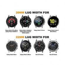 Dây đeo đồng hồ thông minh có thể điều chỉnh bằng kim loại màu bạc hình bướm tương thích với Samsung Galaxy Watch 4/5 40mm/44mm, Watch 3 41mm, Watch 6/7 44mm/45mm/46mm/40mm/42mm, Active 2, Phụ kiện đồng hồ dễ tháo rời 20mm/22mm dành cho nữ - Bạc - Xem 10