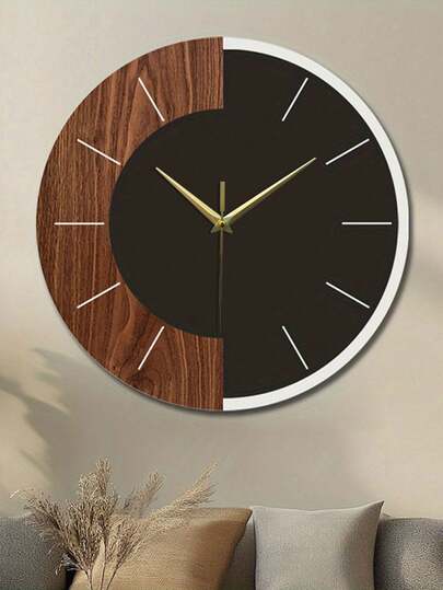 1Pc, Creative Double Clock, Unique Living Room ation Bedroom, Kitchen, Office Home ation, Acrylic Material, National Day, s, Ho warming s. view 4