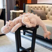 35.4in Dragon Plush,Peluche, Plushie, Dragon Stuffed Animal, Kids Toys, Christmas Gifts ,Dragon Plush Toys Pillows For Boys,Girls And Adults,Stocking Stuffers, Great Gifts - 粉色 - 查看 5