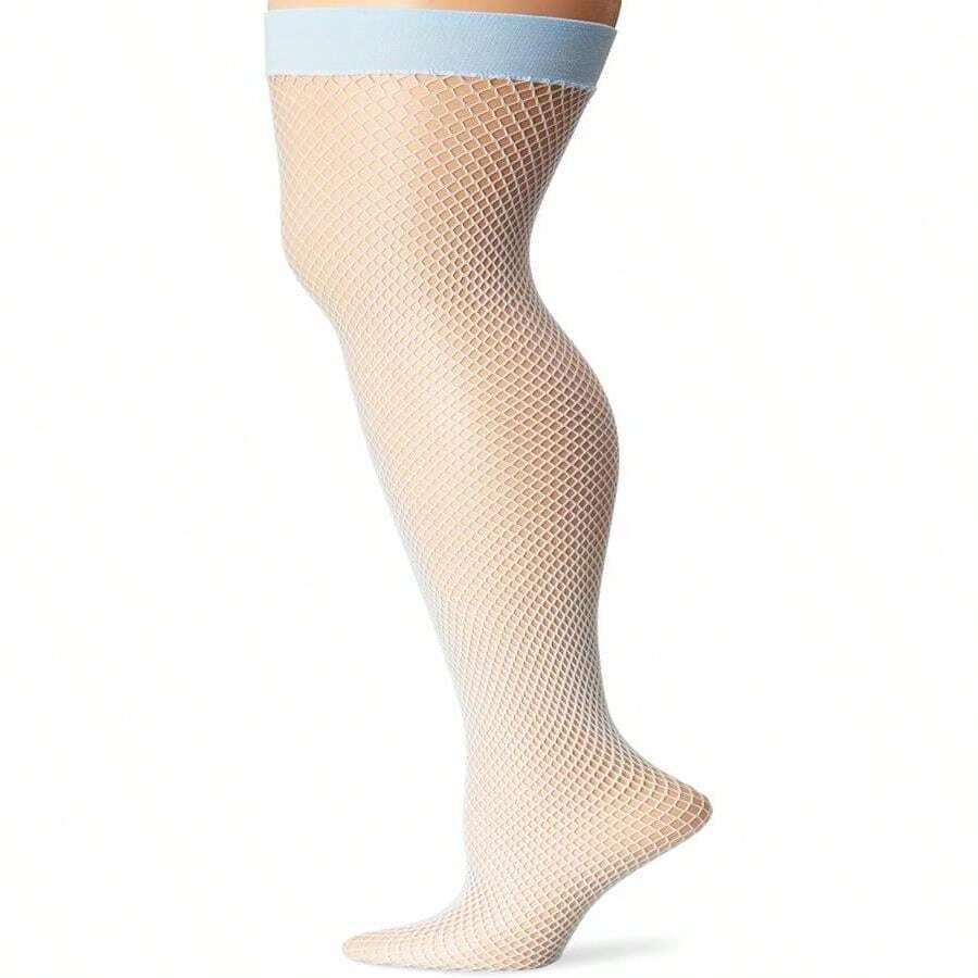 Leg Avenue Women'S Nylon Fishnet Thigh Highs - Màu B - Xem 1