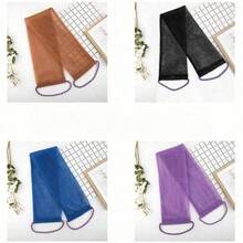 1pc/2pcs African Nylon Exfoliating Bath Towel, Soft And Scrub, Nylon Bath Towel For Exfoliating And Bubble Foaming, Bathroom Accessories Back To School-Halloween Gift