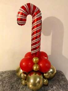 10/19/15 bóng bay trang trí tiệc Giáng sinh, tuần lộc cỡ lớn, bóng bay lá kẹo que, bóng bay ngôi sao đỏ 18", bóng bay trong suốt tự phồng 24" (thích hợp làm quà tặng và trang trí bất ngờ), bóng bay cao su đỏ và vàng 10", bóng bay cao su đỏ và vàng 5", thích hợp cho năm mới, đêm giao thừa, trang trí phòng năm 2026, sắp xếp trong nhà - Nhiều màu - Xem 9