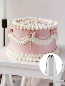 1/3 pezzi Set di ugelli in acciaio inossidabile senza cuciture, punte per decorazione torte, pasticceria, cupcake, decorazione stampi da forno, utensili da forno, utensili per decorazione, utensili per torte, crema, biscotti, accessori da cucina