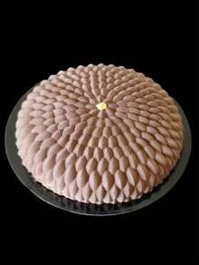 3D蛋糕硅胶模具 - 圆形心形/砖形心形/旋转圆形心形/圣安妮花/菩提子珍珠/螺旋漩涡造型模具，可重复使用不粘烘焙模具，适用于慕斯蛋糕、巧克力、果冻、蜡烛和冰块，糕点模具，家用厨房烘焙工具/配件，情人节、新年、婚礼派对、节日圣诞节礼物 - 白色 - 查看 8