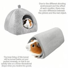 Guinea Pig Hideout Washable Guinea Pig Tunnel Set Guinea Pigs Toys Guinea Pigs Cage Accessories For Small Animal Mouse Hamster Hedgehogs Rats Small Animal Bed