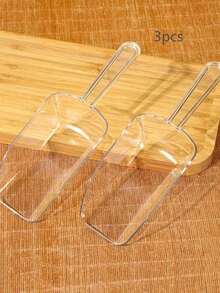 1/2/3/4/5个装透明塑料冰勺，多功能冰箱冰格勺，多用途厨房勺，浴室冰勺，食品糖果勺，磨砂透明冰铲，奶茶店厨房麦片冰勺（尊敬的顾客，温馨提示：运输过程中可能存在轻微划痕） - 彩色 - 查看 26