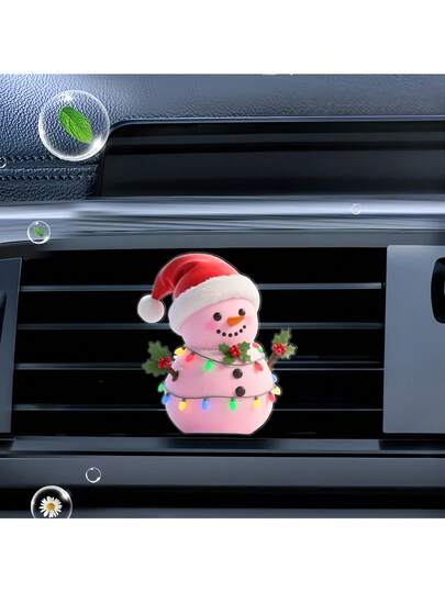 The 1pc Cute Snowman With Colorful Lights Can Be Decorated By Yourself For Christmas And Is A Small Christmas Gift For Friends