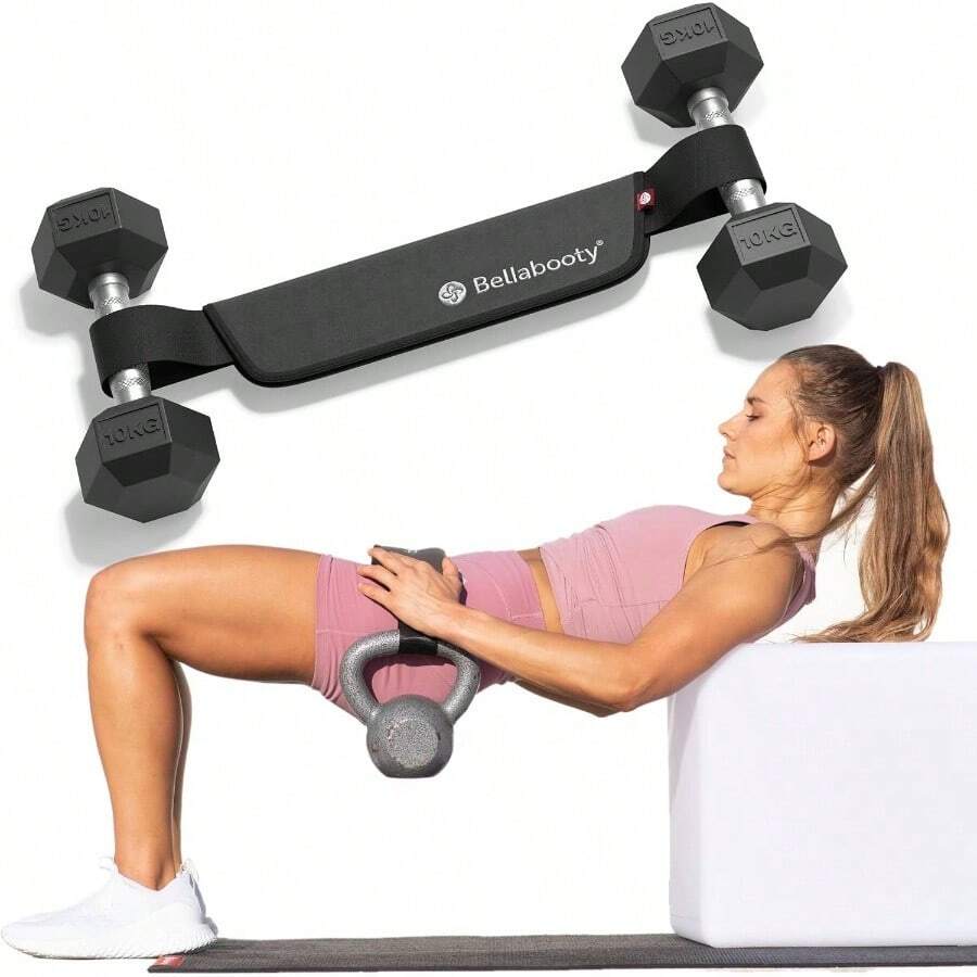 OG Belt - Exercise Hip Thrust Belt U2013 Dumbbells, Kettlebells, And Plates U2013 Slip - Resistant Padding Hip U2013 Gym, Home, And On - Go Workouts - Gray - View 1