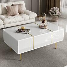 Television Stands & Entertainment Centers - White + MDF - View 7
