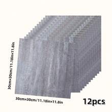 12/24 Stücke matte selbstklebende Vinylbodenplatten, 30x30cm, Marmoroptik, dick & abriebfest, einfache DIY-Installation, geeignet für Schlafzimmer, Küche, Wohnzimmer Boden und Wanddekoration, Heimdekoration Aufkleber - Verschiedenfarbig - Übersicht 19