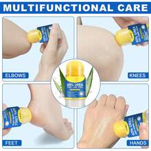 Xioimy 60% Urea Multi-Purpose Foot Cream - Tea Tree Anti-Crack Moisturizing, Natural Ingredient Formula, Nourishing Skin, Suitable For Extremely Dry Cracked Heels (A Moisturizing Cream That Can Be Used On Hands, Elbows, And Feet)