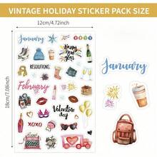 1pc/210/530 Cute Festival And Seasonal Planning Stickers, Perfect For Daily Planning, Monthly Celebrations, Calendar Organization, Scrapbooks And General Event Management Labels