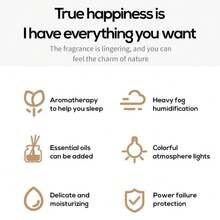 SULVGO Difusor de óleos essenciais em formato de vaso de 120 ml com luzes LED de 7 cores, umidificador de aromaterapia com névoa fria e silencioso com desligamento automático para quarto/escritório/casa