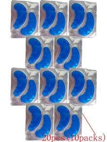 20pcs/10pairs Gel Eye Mask, Eye Care, Reduce Dark Circles, Smooth Fine Lines, Gel Eye Patches, Great Gift For Women, Friends, Christmas, Suitable For Both Men And Women