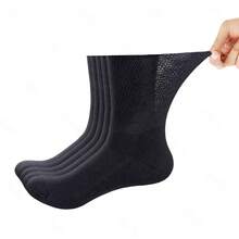 12/6/2Pairs Pairs Diabetes Socks,Cushioned Ankle Socks, Breathable Non-Binding Socks For Men & Women,Soft Ankle Socks, Fat Socks, Thin Breathable Comfortable Socks, - Moisture Wicking, Non-Binding Loose Fit, Breathable Mesh Upper - Machine Washable, Assorted Colors, Unisex Design For Swollen Feet, Cast, And Wide Calf - Perfect For Post-Injury Or Post-Surgery Recover - Multicolor - View 7