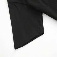 Women'S "Won't Miss" Graphic Tee - Purple & Blue Floral Design, Casual Crew Neck, Machine Washable, Loose Fit for Spring Summer & Fall, Everyday Fashion Top, Spring Summer Top | Floral Print Tee | Comfortable Fit - 1pcs, 180Gsm, 100% Cotton - Negro - Ver 7