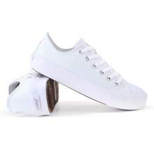 Women's All Casual Classic Basic Vowels Low Top Sneakers - trắng - Xem 4