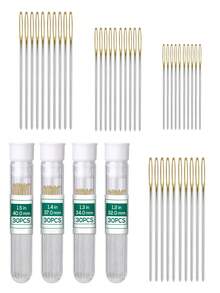 30pcs/Bottle Tip Embroidery Needles, Yarn Sewing Hand Needles, Cross Stitch Embroidery Needles, With Needle Bottle