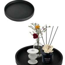 1/2 tave rotunde minimaliste din fier, depozitare bijuterii și cosmetice, decor pentru intrare și masă de cafea, farfurie pentru baie și plante