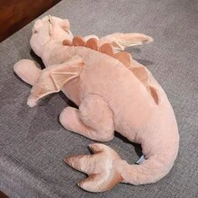 35.4in Dragon Plush,Peluche, Plushie, Dragon Stuffed Animal, Kids Toys, Christmas Gifts ,Dragon Plush Toys Pillows For Boys,Girls And Adults,Stocking Stuffers, Great Gifts - 粉色 - 查看 6
